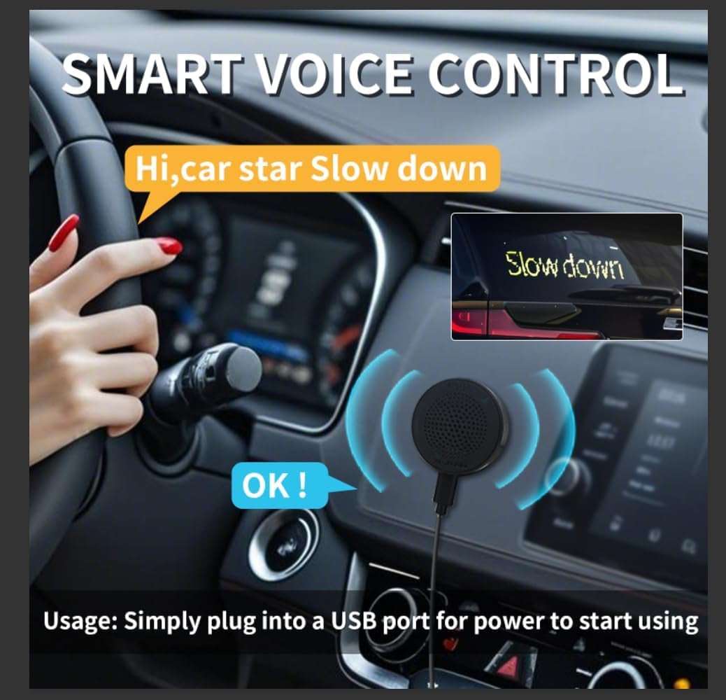 1PCS Devil Eyes LED Sign for Car Windshield, 19''X4'' Programmable Truck Car Eyes Animated LED Matrix Panel with App & Voice Control for Windows of Cars Trucks