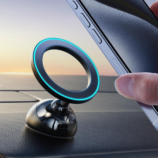 All-Metal MagSafe Car Mount - Ultra-Strong Magnetic Phone Holder for iPhone 16/15/14/13/12, Perfect for Dash Installation