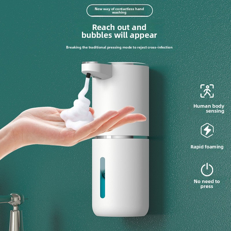 Dispensador de Jabón Inteligente con Sensor — Espuma Automática USB-C