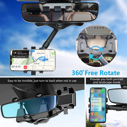 Soporte Universal para Celular de Auto - Rotación 360° para Mayor Comodidad y Seguridad
