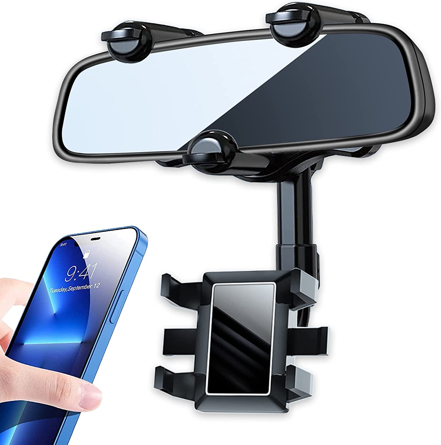 Soporte Universal para Celular de Auto - Rotación 360° para Mayor Comodidad y Seguridad