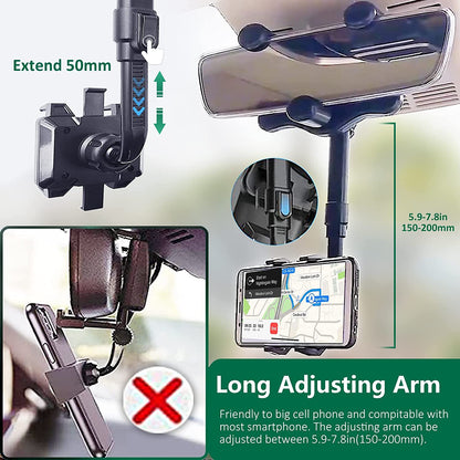 Soporte Universal para Celular de Auto - Rotación 360° para Mayor Comodidad y Seguridad